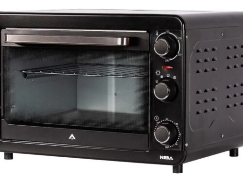 Horno De Mesa Eléctrico Neba 52 Lts Negro Nh52shpn