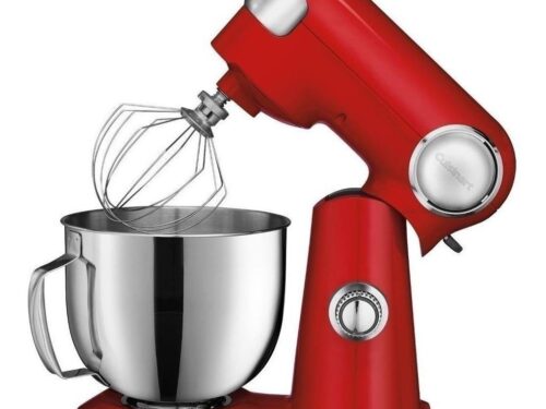Batidora De Pie Cuisinart Precision Master Sm-50 Ruby Red