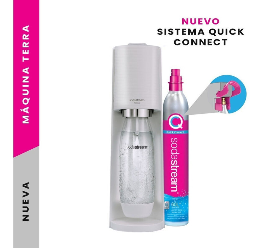 Maquina Soda Stream Terra White