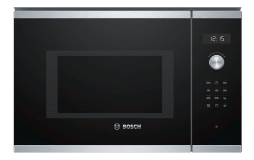 Microondas Grill Bosch Serie 6 Acero Inoxidable Y Negro 25l