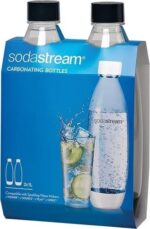 Botellas 1 Litro Twinpack Soda Stream Pack X 2 Negras