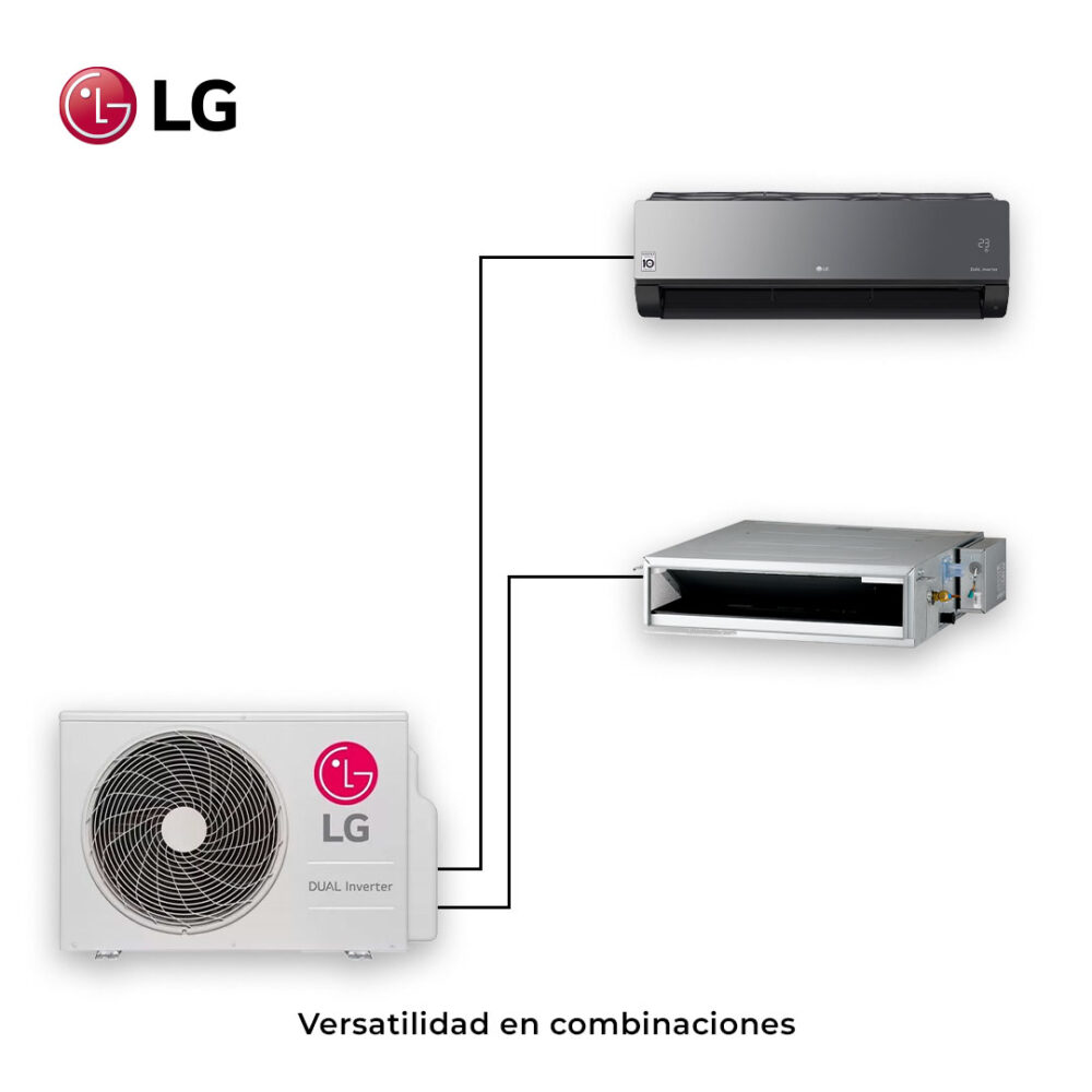 Multisplit Inverter Artcool LG-de 2 a 5 unidades interiores - Image 2