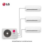 Multisplit Inverter LG-de 2 a 5 unidades interiores