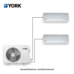 Multisplit Inverter York-de 2 a 5 unidades interiores
