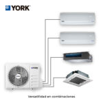 Multisplit Inverter York-de 2 a 5 unidades interiores - Image 3