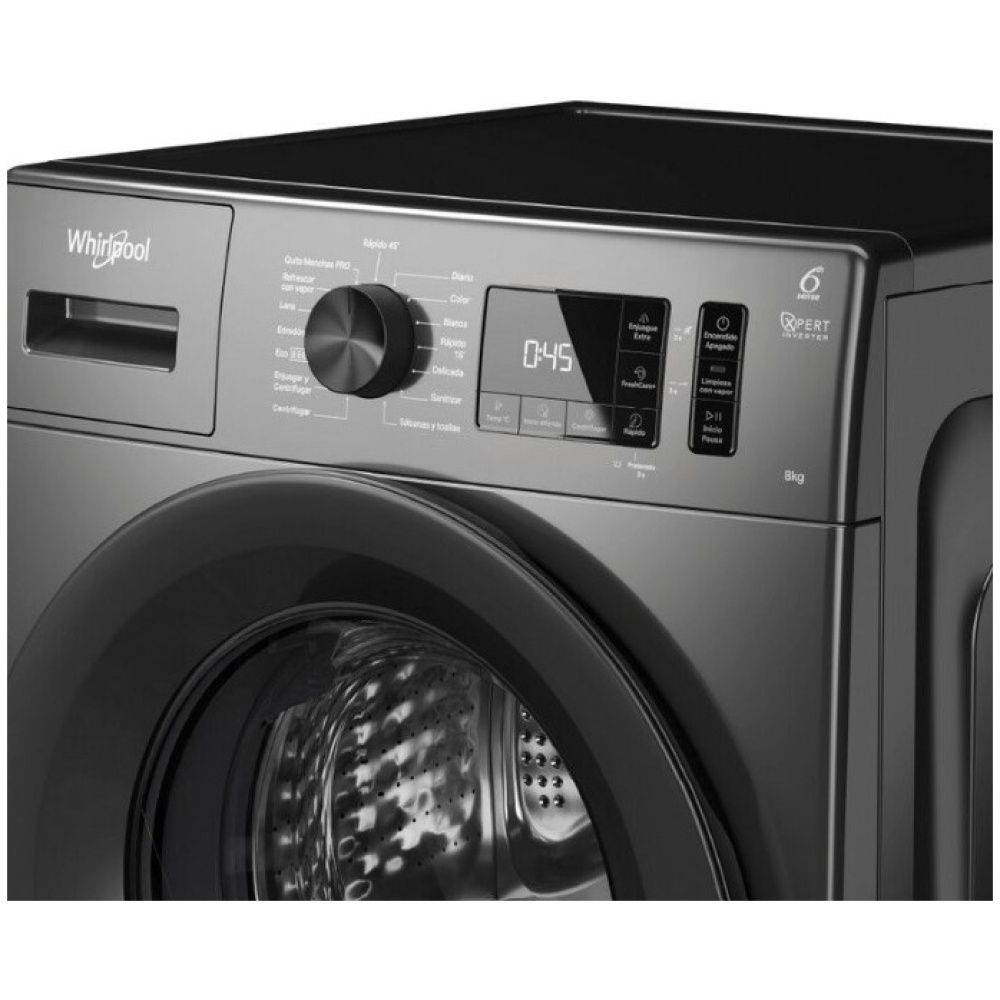 Lavarropas Whirlpool Wnq90as Carga Frontal 9kg Inverter Tita - Image 10