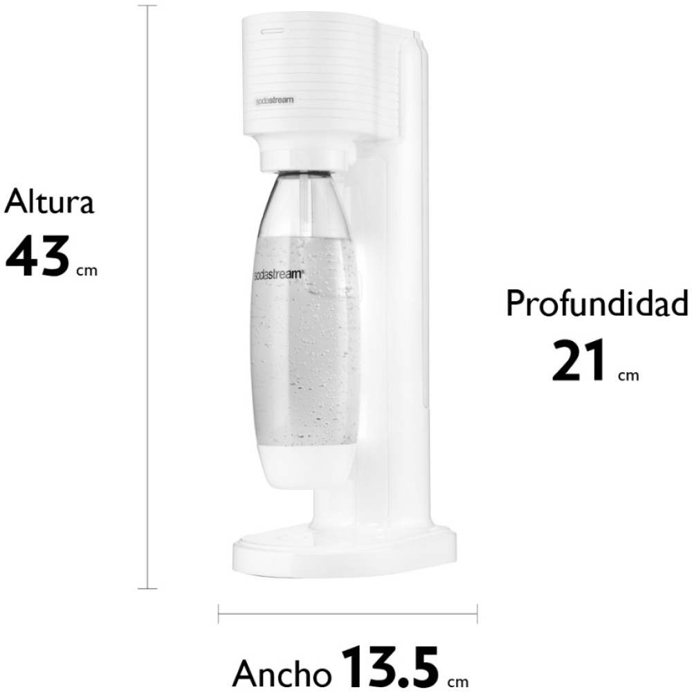 Máquina Para Hacer Soda Gaia (blanca) - Image 2