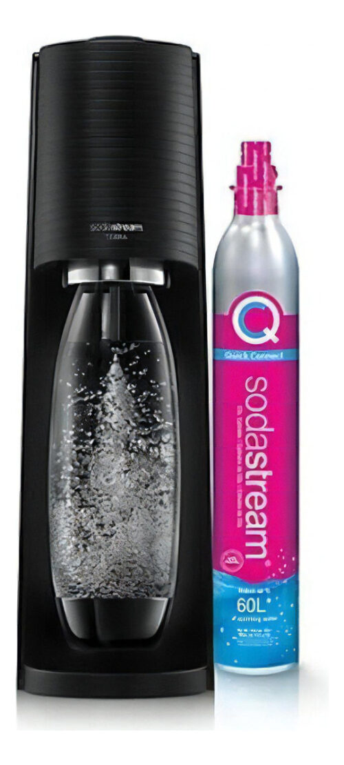 Maquina Para Hacer Soda Modelo Terra Color Negro Sodastream