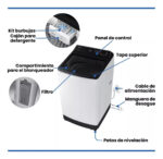 Lavarropas Automático Samsung 8.5kg Carga Superior Inventer - Image 4
