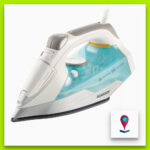 Plancha A Vapor Peabody Pe-pv31 Color Blanco Y Turquesa - Image 9