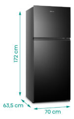 Heladera Top Mount No Frost Hisense 380 Lts Rd-49wrb Negra - Image 10