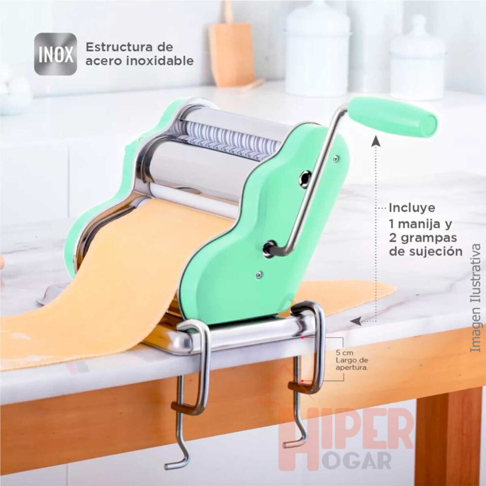 Máquina Para Pastas Pastalinda Clásica 200 Color Verde - Image 5