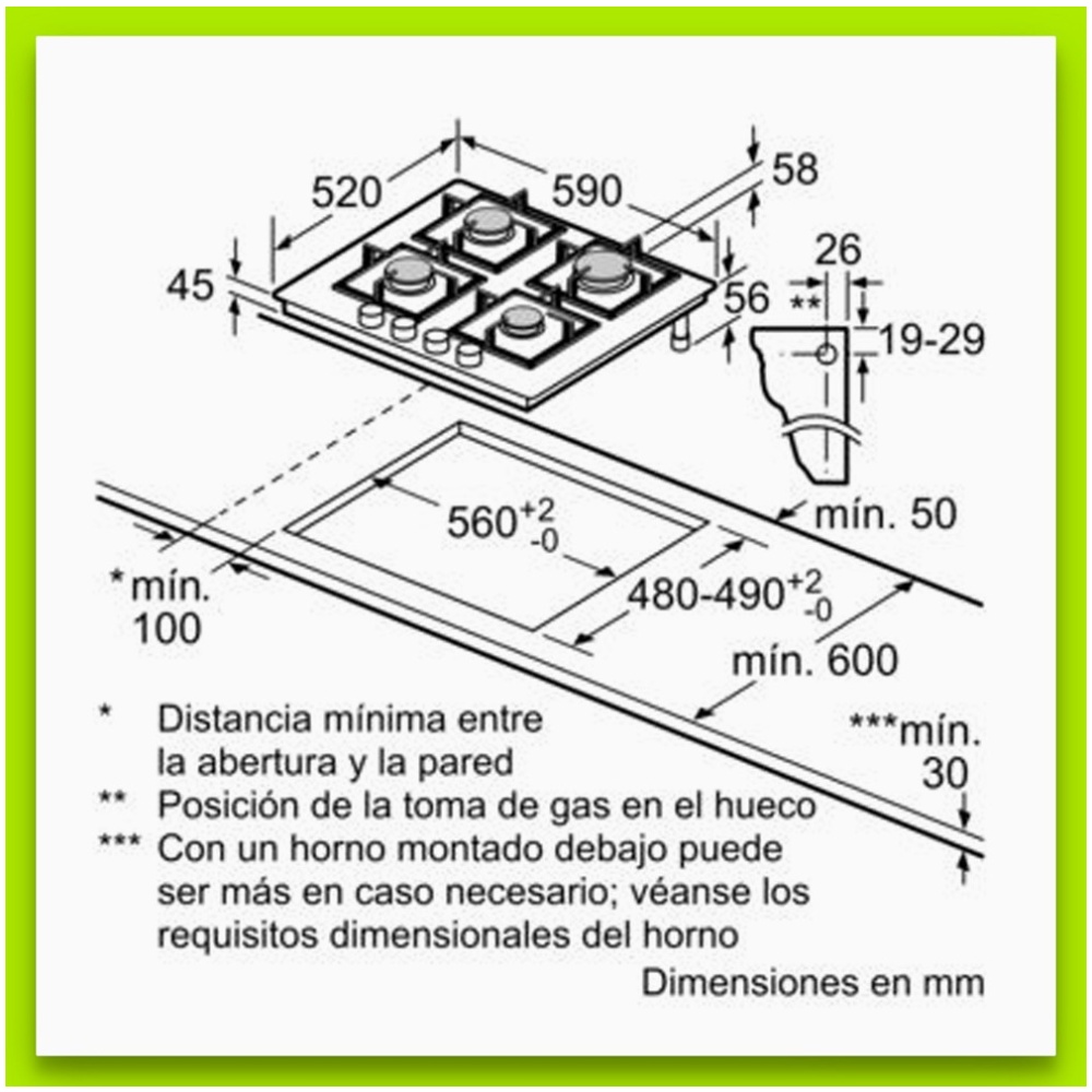 Anafe A Gas Bosch Serie 6 Ppp6a6b20 Negro - Image 10
