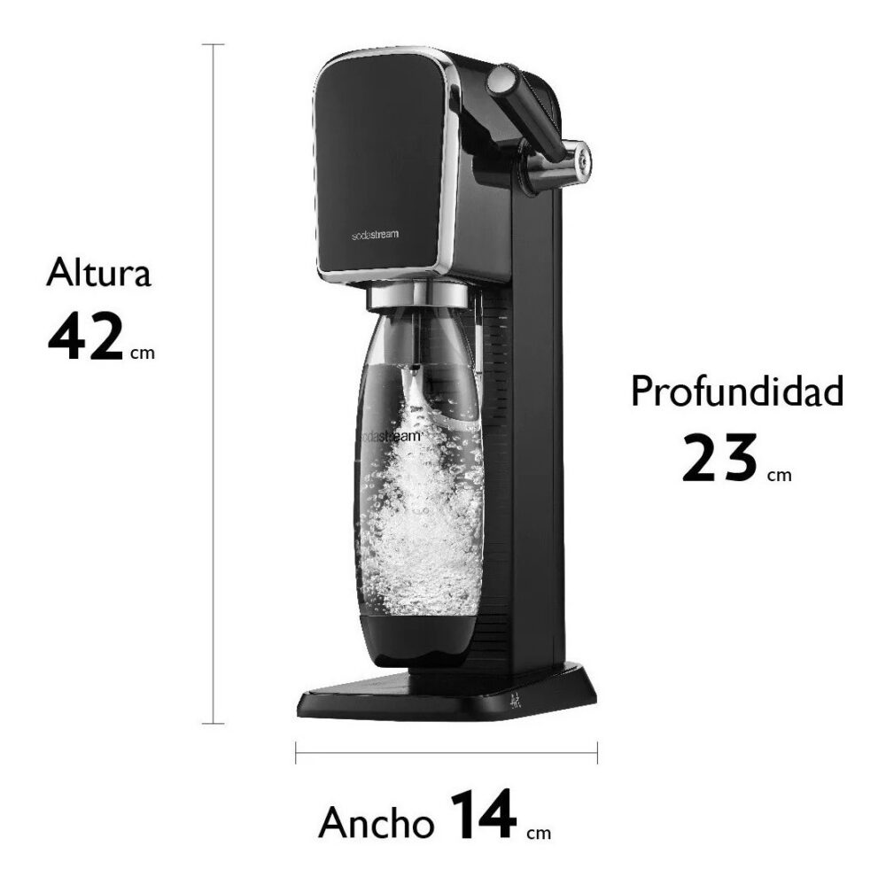 D_756219-MLU73421899457_122023-F.jpg Sodastream Art Máquina Para Hacer Soda Negro - Image 6