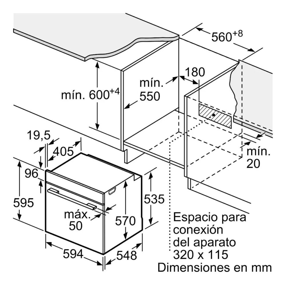 Horno Bosch Hba512bro Multifunción 71litros 60 Cm - Image 2