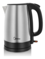 Pava Eléctrica Midea Acero Inoxidable 1,7 Lts. Color Plateado