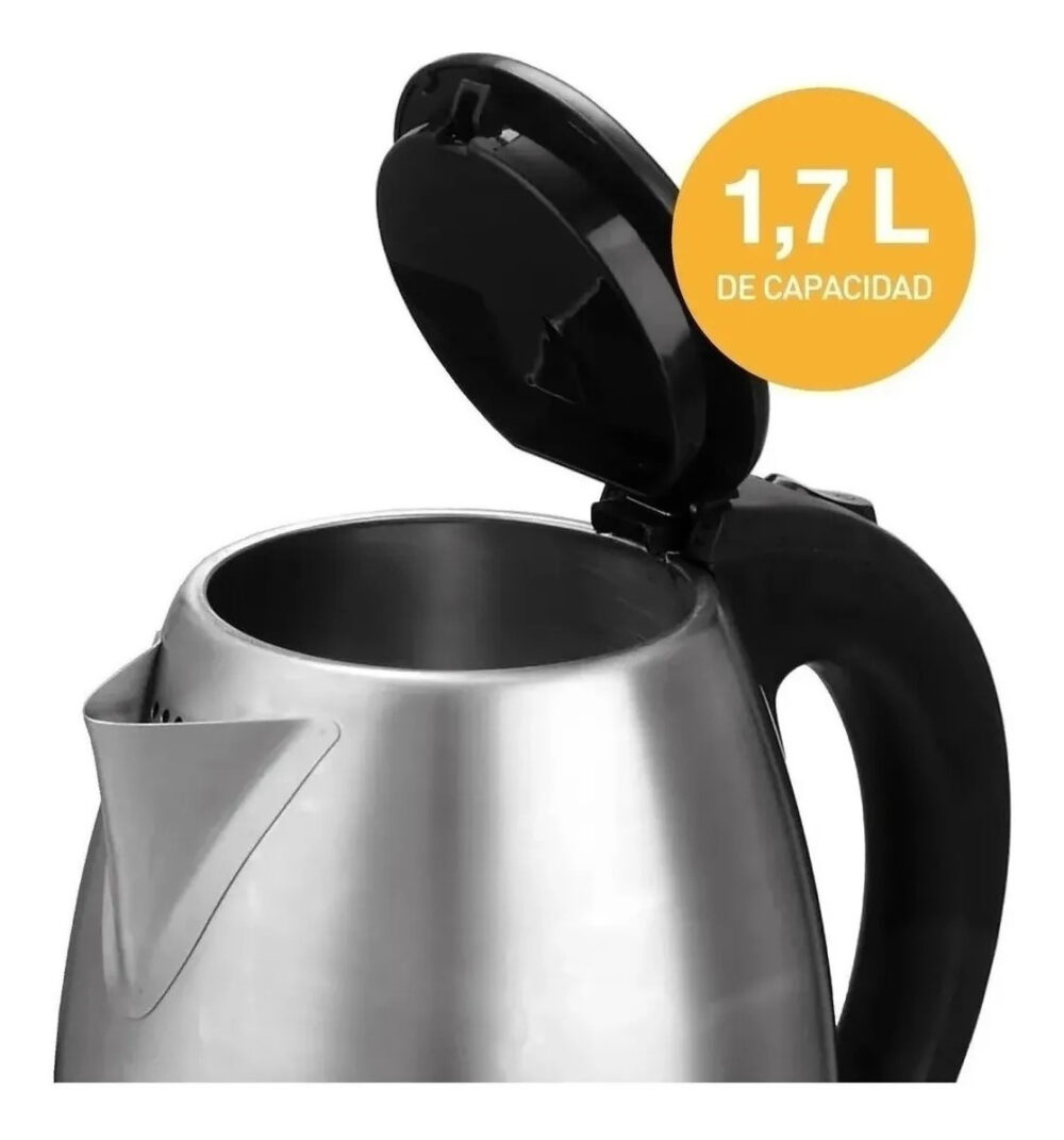 Pava Eléctrica Peabody Pe-k1708 Inox 2200w 1.7l - Image 3