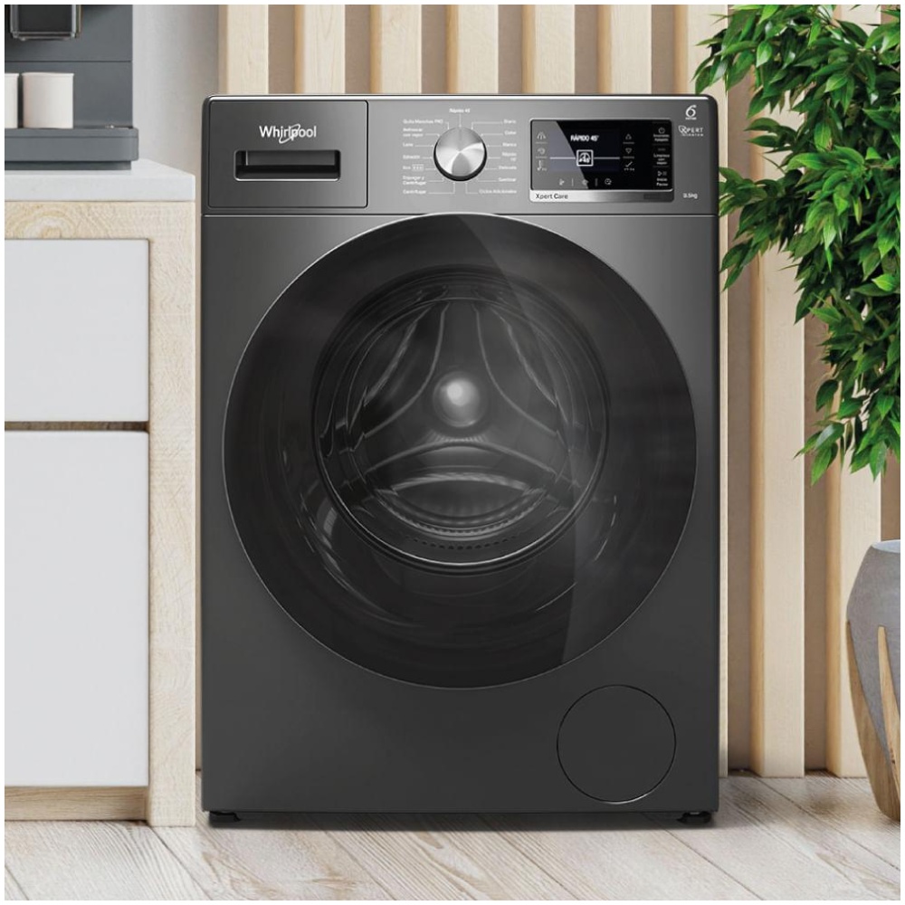 Lavarropas Automático Whirlpool Inverter 9.5 Kg Gris Oscuro - Image 6