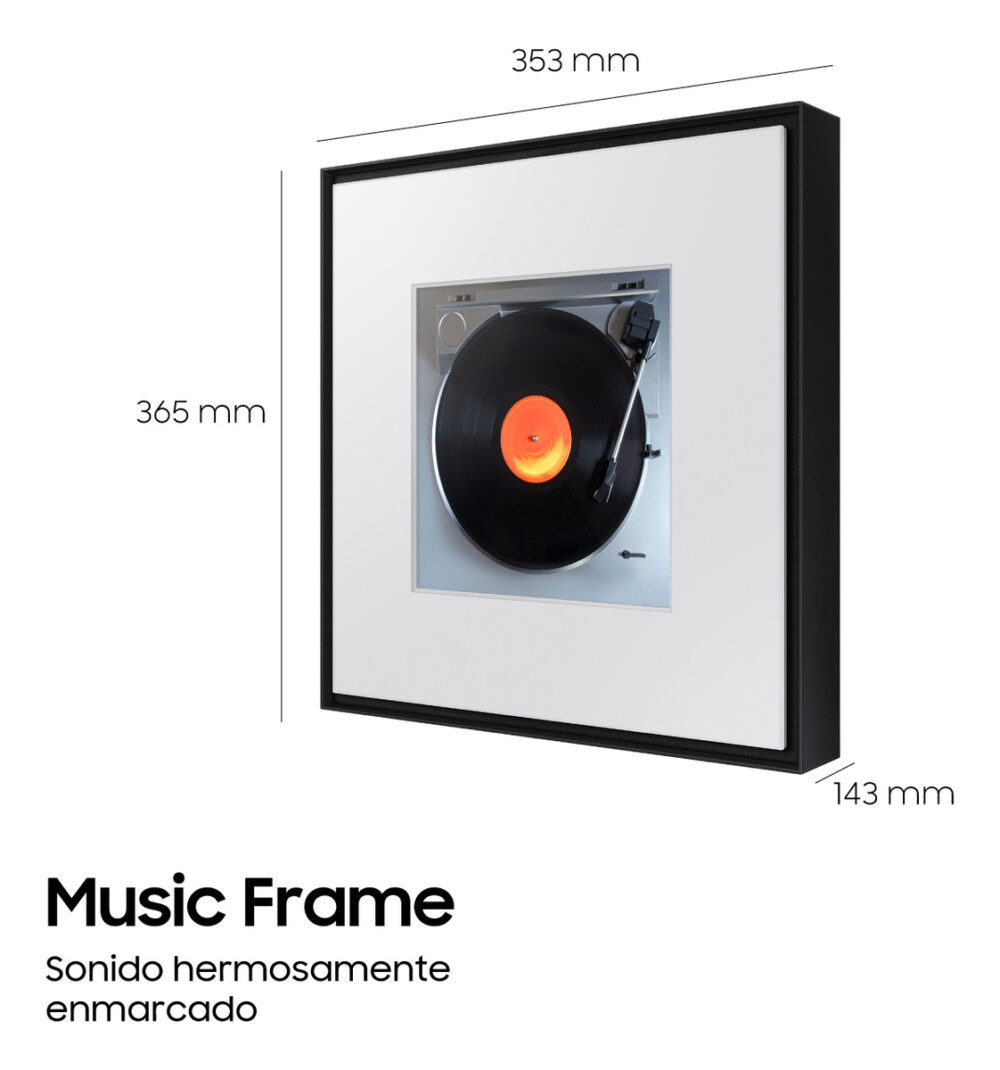 Parlante Inalambrico Samsung Music Frame Hw-ls60d Color Negro - Image 4