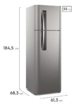 Heladera Electrolux Inverter 345l No Frost Plata Heni3900p - Image 2