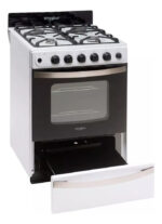 Cocina Whirlpool A Gas Wfb57di 55cm Blanca Hierro Fundido - Image 3