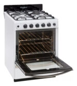 Cocina Whirlpool A Gas Wfb57di 55cm Blanca Hierro Fundido - Image 2