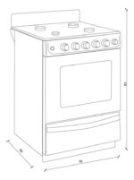 Cocina Whirlpool A Gas Wfb57di 55cm Blanca Hierro Fundido - Image 4