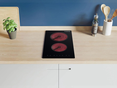 Anafe Vitroceramico Nodor De 30 Cm Y 2 Zonas Negro - Image 3