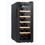 Cava Para Vinos Microsonic 12 Botellas C/ Estantes De Madera