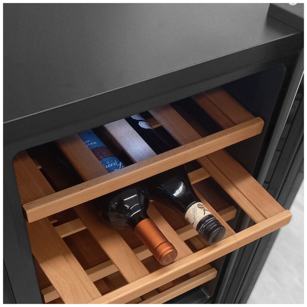 Cava Para Vinos Microsonic 16 Botellas C/ Estantes De Madera - Image 3