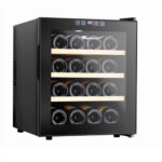 Cava Para Vinos Microsonic 16 Botellas C/ Estantes De Madera