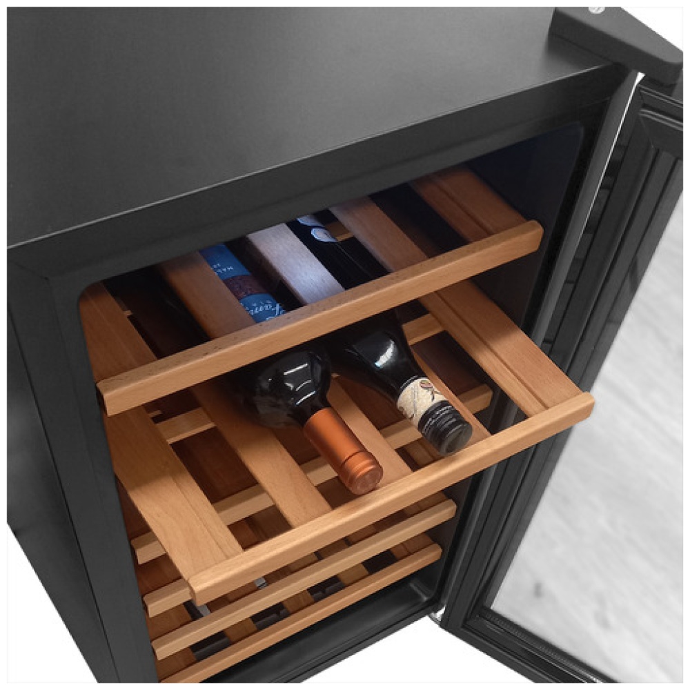 Cava Para Vinos Microsonic 28 Botellas C/ Estantes De Madera - Image 4