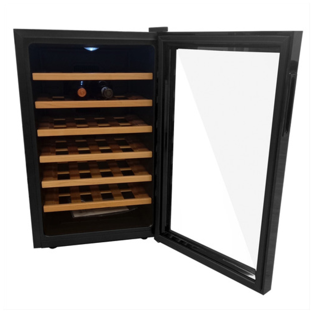 Cava Para Vinos Microsonic 28 Botellas C/ Estantes De Madera - Image 3