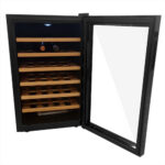 Cava Para Vinos Microsonic 28 Botellas C/ Estantes De Madera - Image 3