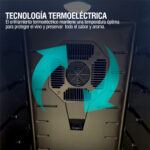 Cava Para Vinos Microsonic 28 Botellas C/ Estantes De Madera - Image 6