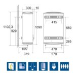 Termotanque Eléctrico Cata Doble tanque y Reversible 100 L - Image 2