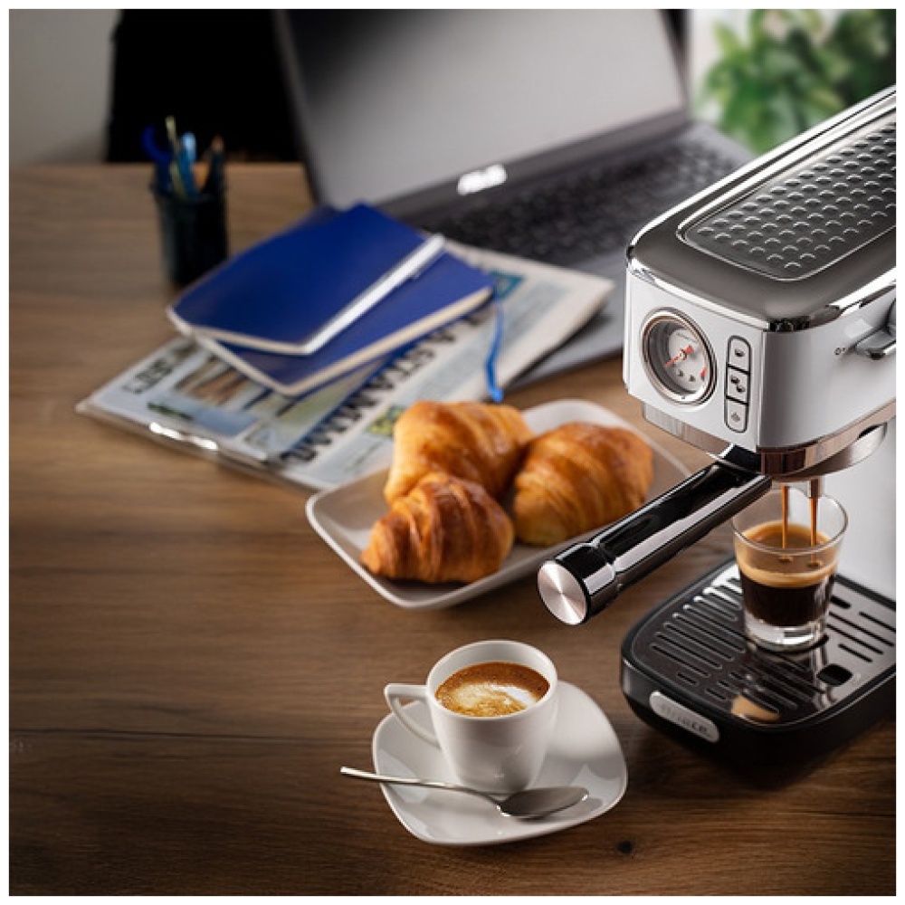 Cafetera Espresso Ariete Moderna Slim Blanca - Image 5