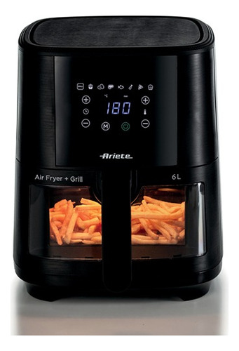 Freidora De Aire Dig. Ariete 6 L - 8 Programas 1300w Negro