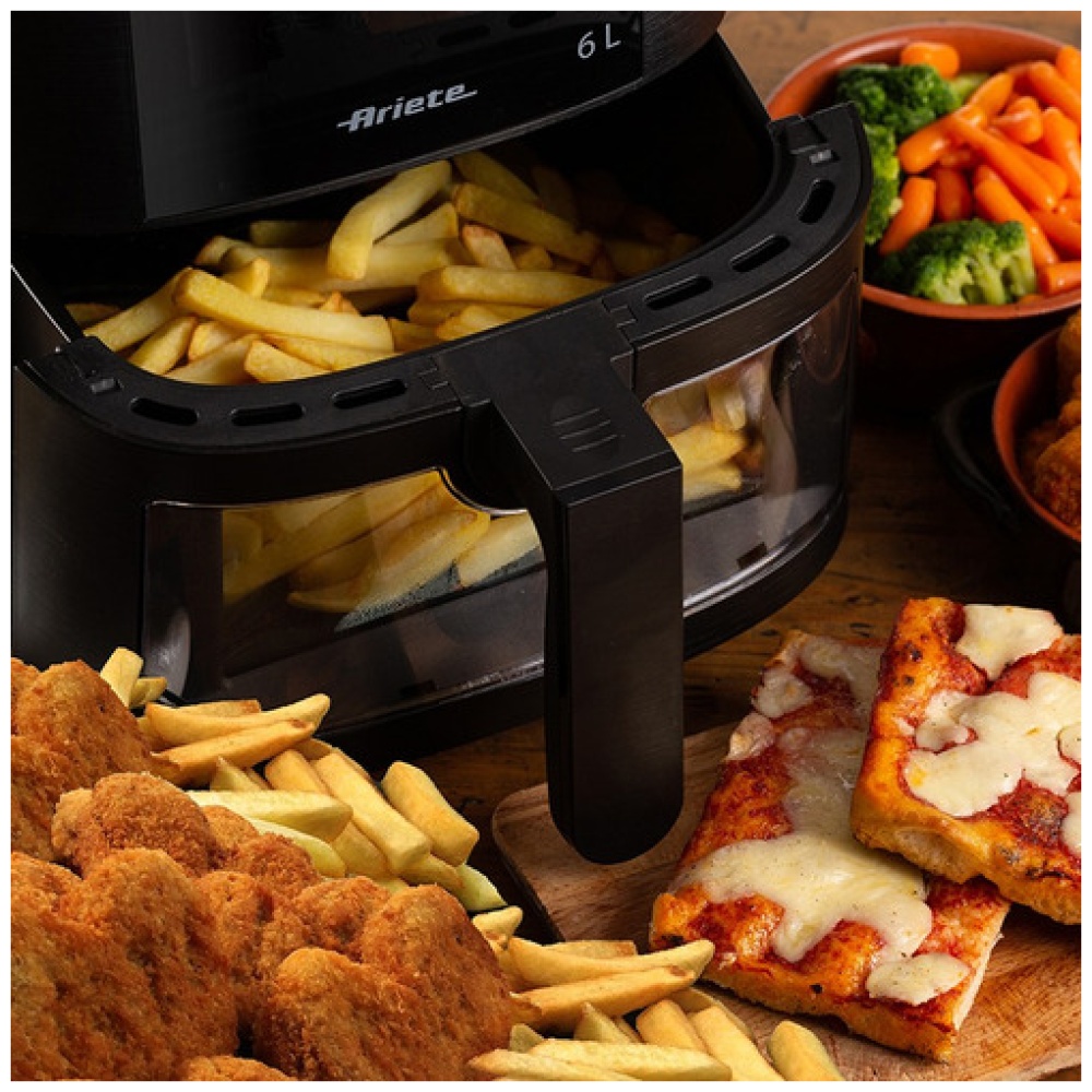 Freidora De Aire Dig. Ariete 6 L - 8 Programas 1300w Negro - Image 4