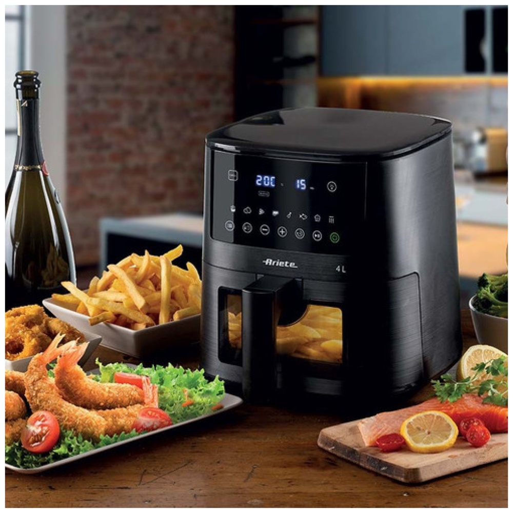 Freidora De Aire Digital Ariete 4l - 9 Programas 1400w Negro - Image 2