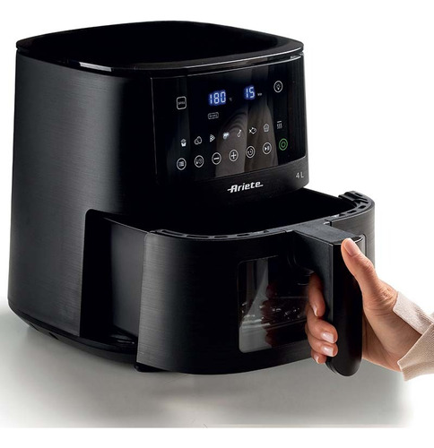 Freidora De Aire Digital Ariete 4l - 9 Programas 1400w Negro