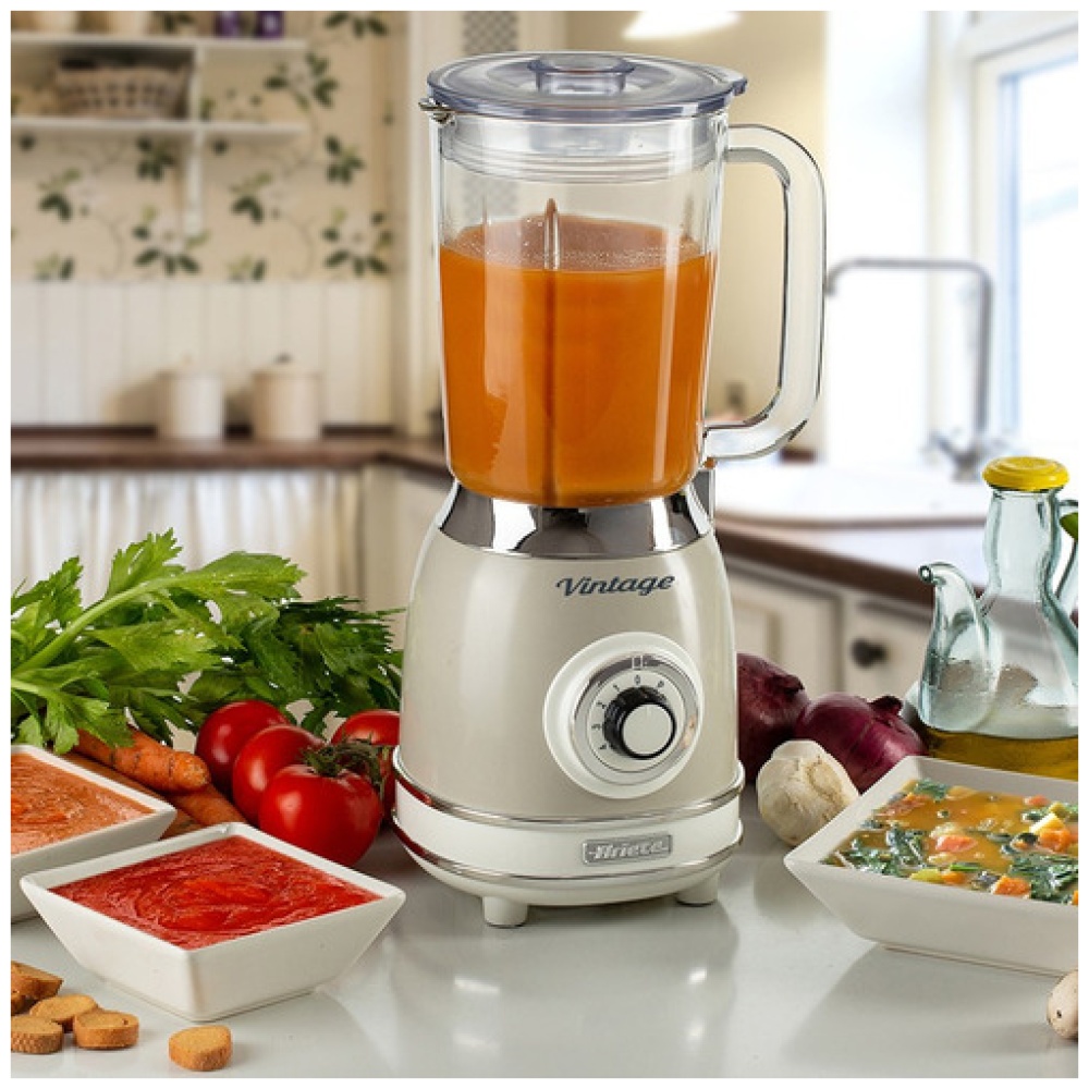 Licuadora Ariete Jarra De Vidrio 1,5 L Vintage Beige - Image 6