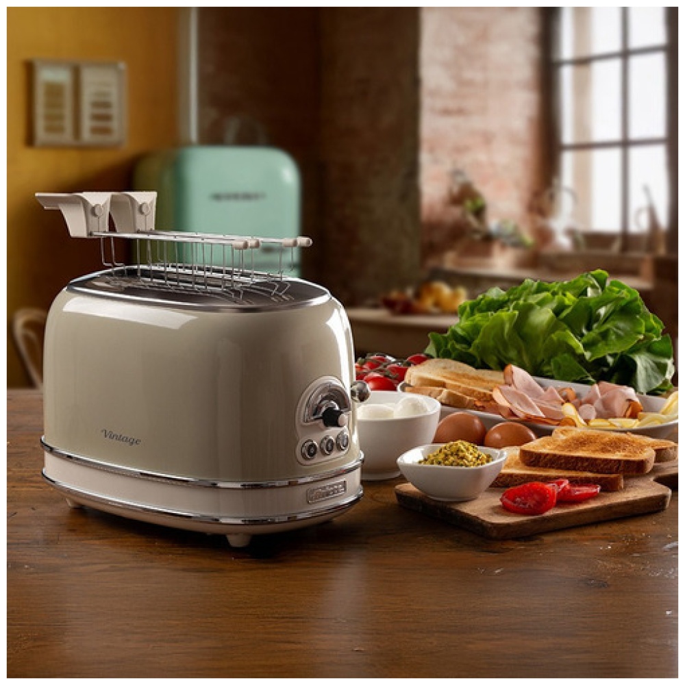 Tostadora Ariete Vintage 2 Rebanadas Bahias Beige - Image 8