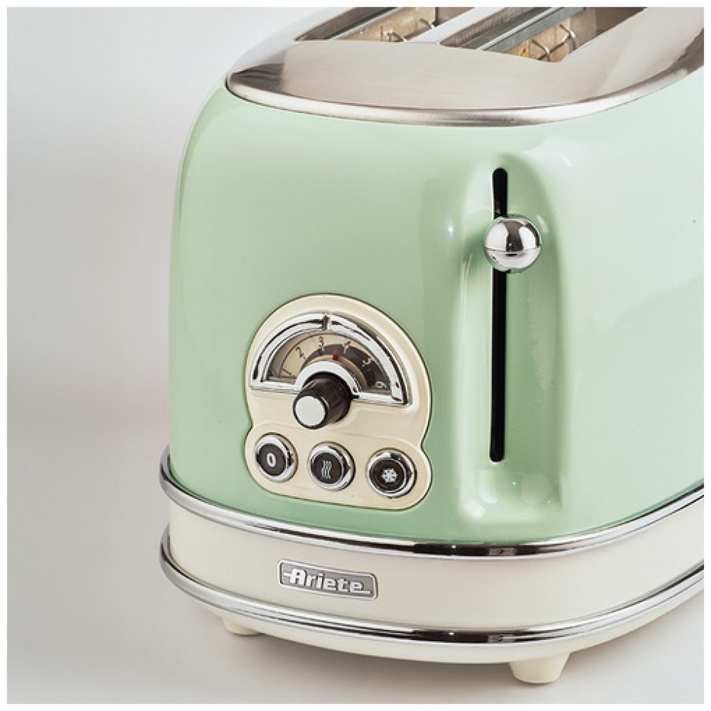 Tostadora Eléctrica Ariete Vintage Green, 6 Niveles, 220 V - Image 4