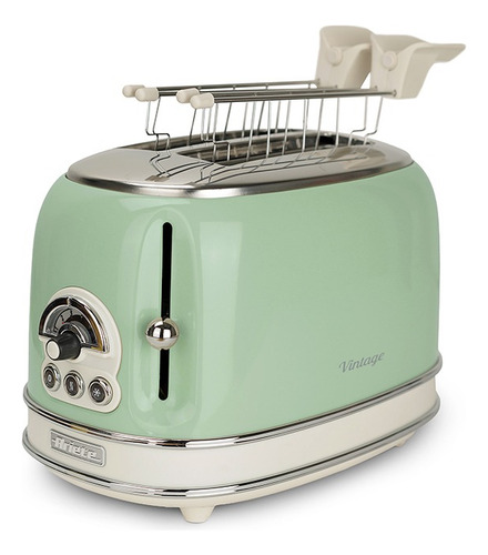 Tostadora Eléctrica Ariete Vintage Green, 6 Niveles, 220 V - Image 6