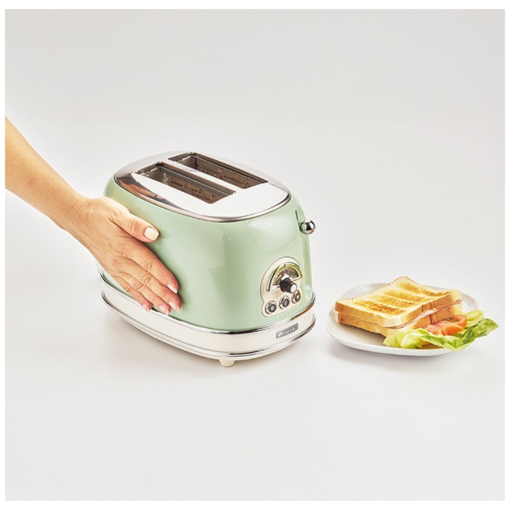 Tostadora Eléctrica Ariete Vintage Green, 6 Niveles, 220 V - Image 5