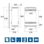 Termotanque Eléctrico Cata Doble tanque y Reversible 80 L - Image 7