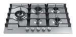 Anafe A Gas Samsung Na75j3030as 5 Hornallas Gris Color Plateado - Image 2