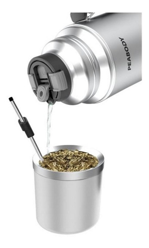 Termo Electrico De 1 Litro Peabody E-termo Pe-eta1001s Inox Silver - Image 4