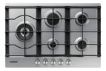 Anafe A Gas Samsung Na75j3030as 5 Hornallas Gris Color Plateado